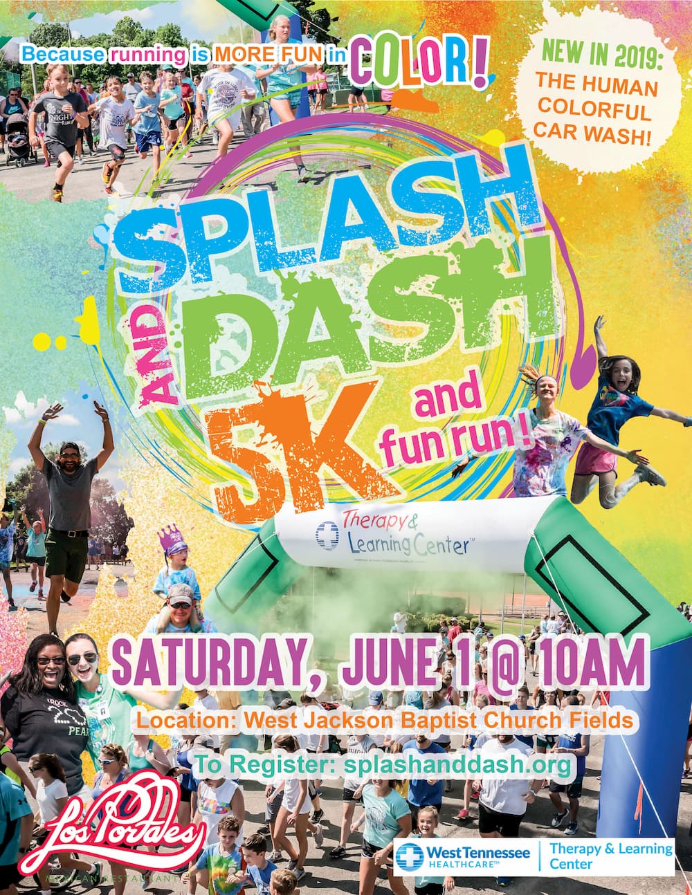 6th Annual Splash Dash 5k And 1 Mile Fun Run West Tennesee