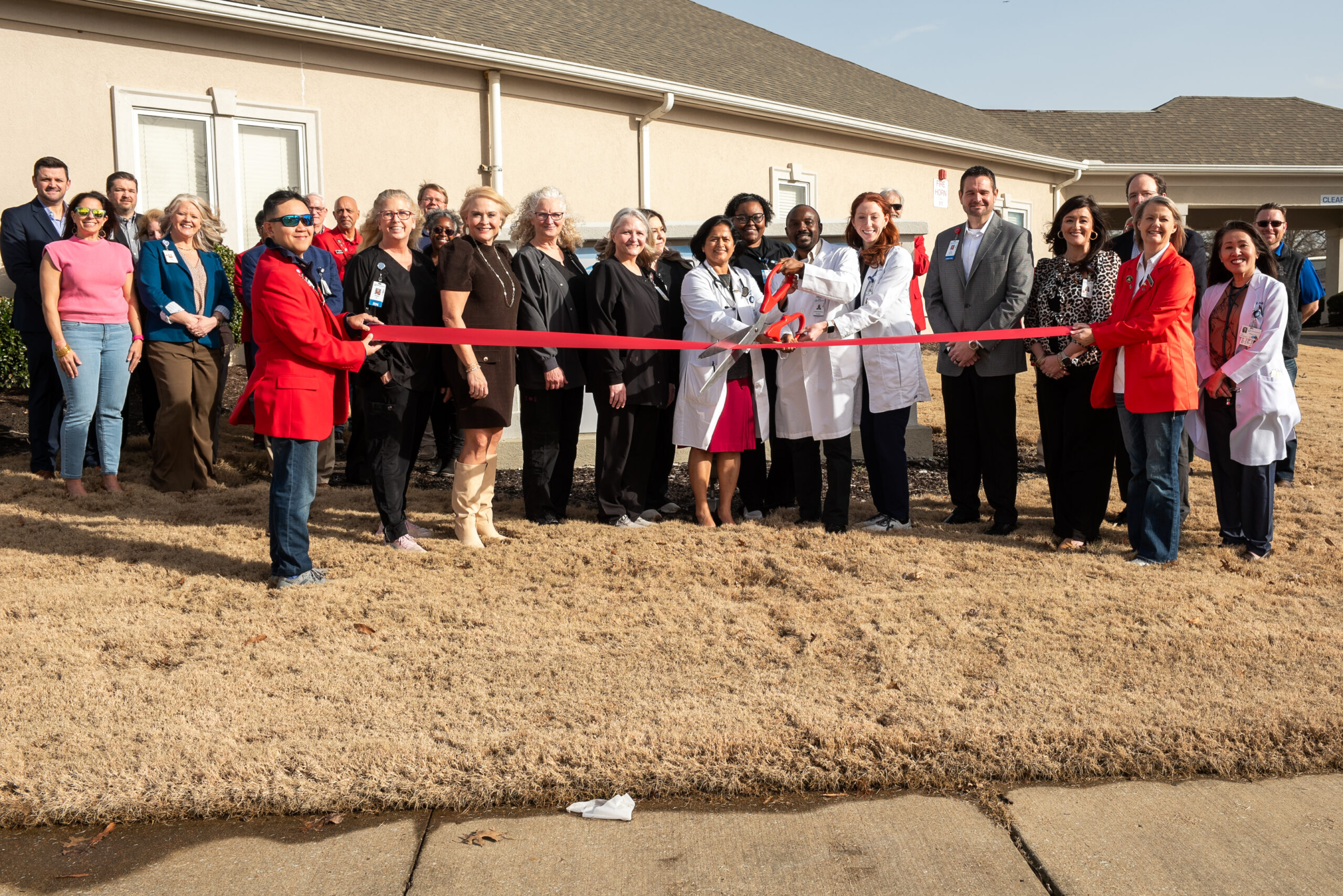 Infectious Disease Clinic ribbon cutting