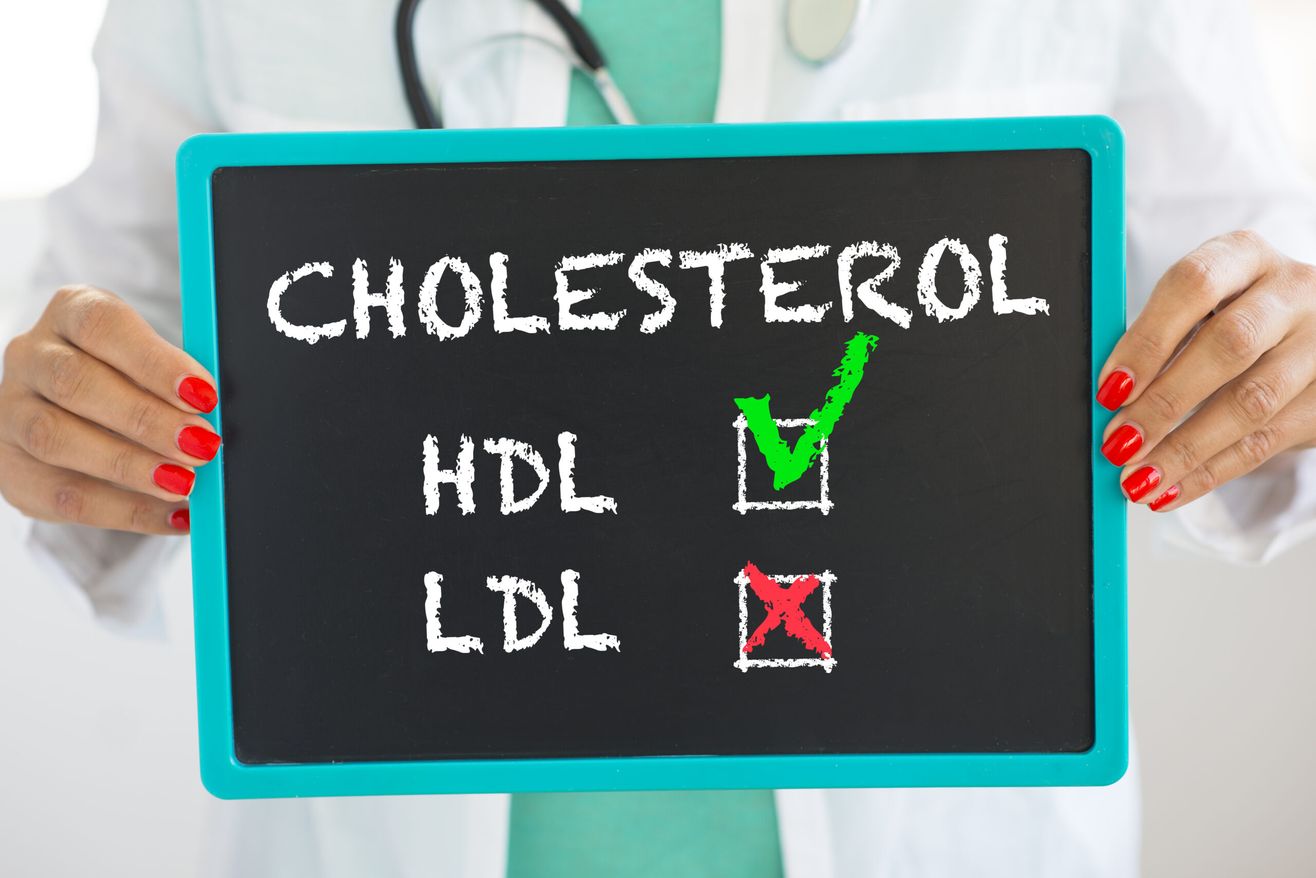 Good HDL and bad LDL cholesterol